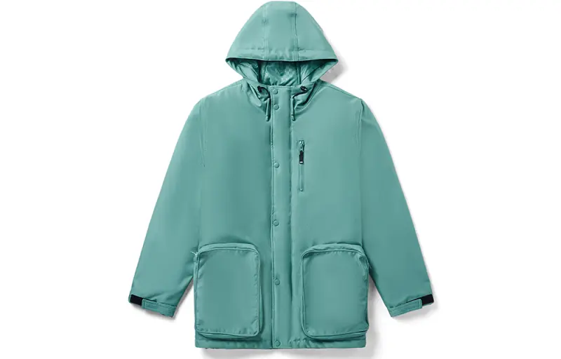 Vans Solid Color Hooded Fitted Thickened Puffer Jacket Men's