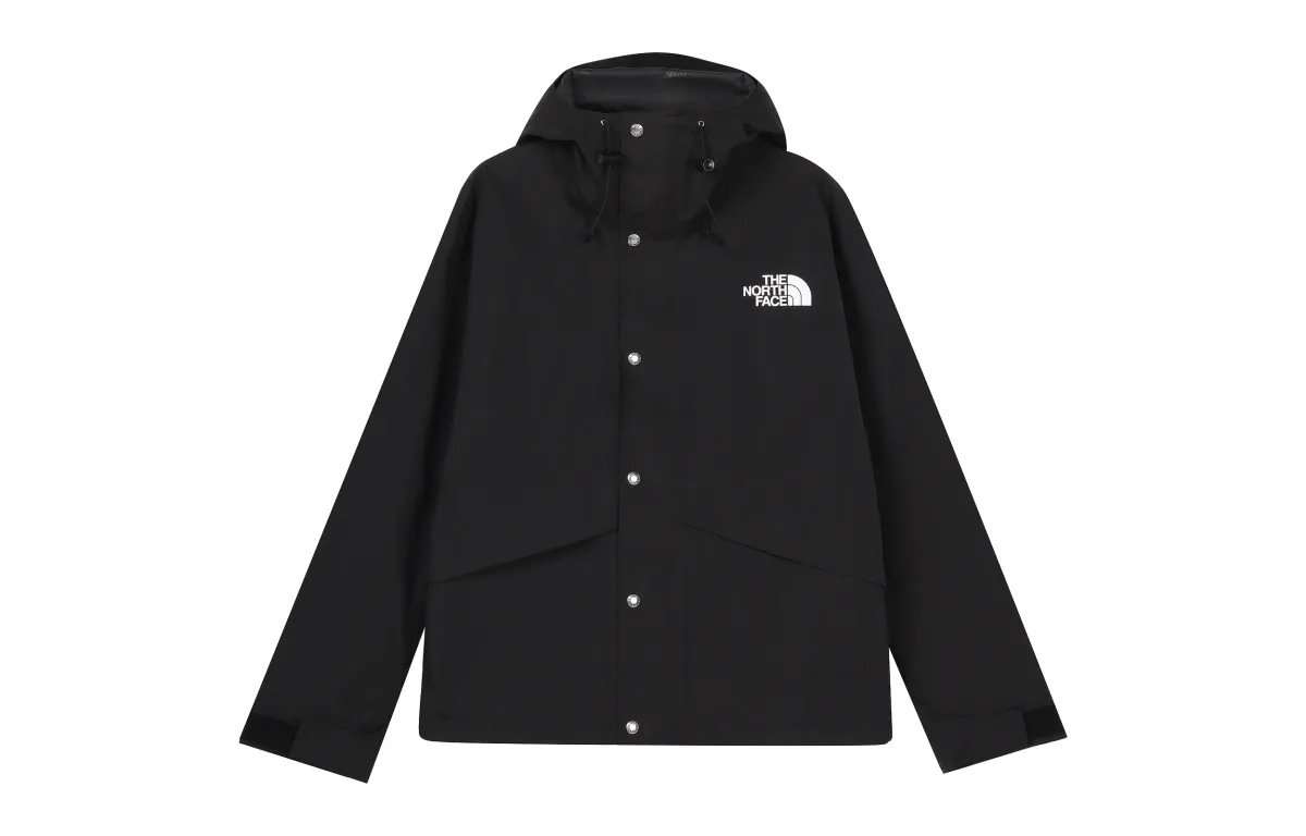 THE NORTH FACE Logo Embroidered Hooded Windbreaker