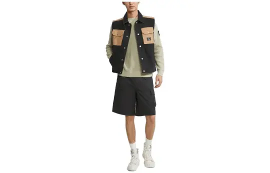 CALVIN KLEIN Calvin Klein Love Attraction Collection FW23 Vest Unisex Denim Black