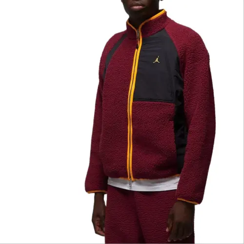 Jordan Jackets Men's Red Stand Collar Moderate Other