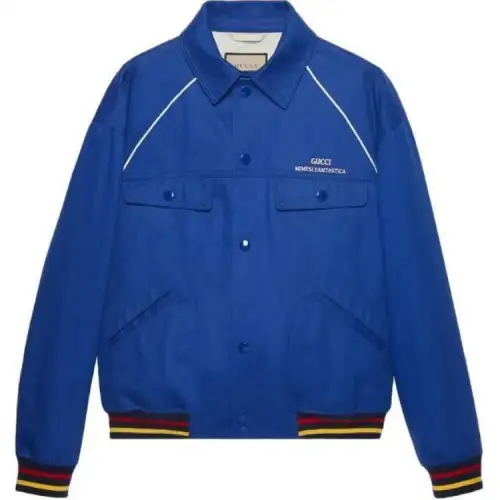 GUCCI Jackets & Coats Men's Blue