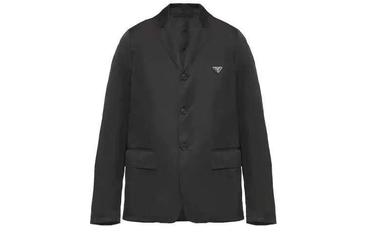 PRADA SS21 Business Suit Coat Men's Black