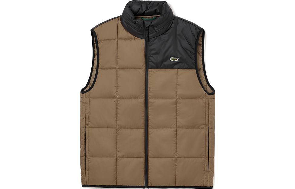 Мужской жилет LACOSTE (черно-коричневый)