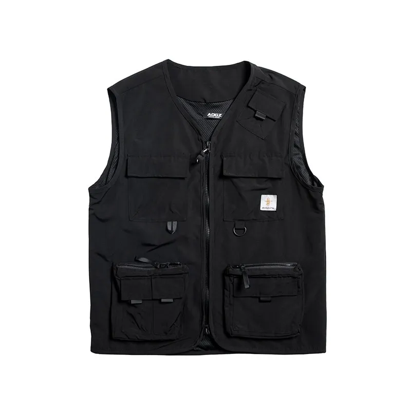 AOGZ Workwear Vest Unisex Black