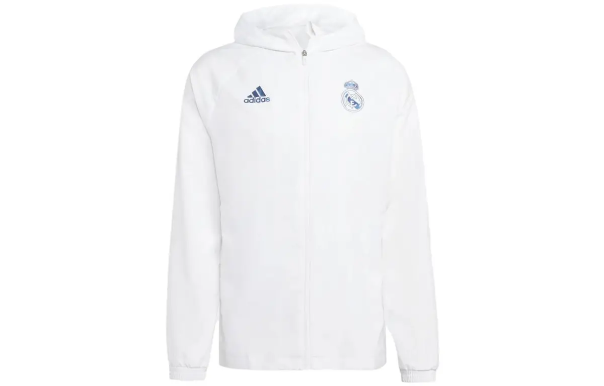 Adidas Jackets Men's White Hooded Moderate Other
