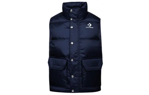 Converse DOWN PUFFER VEST Men's Marine Blue