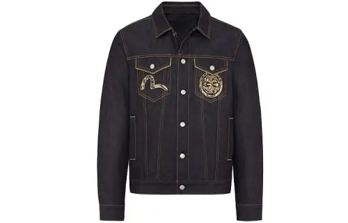 EVISU SS21 Denim Jacket Men's Denim Blue