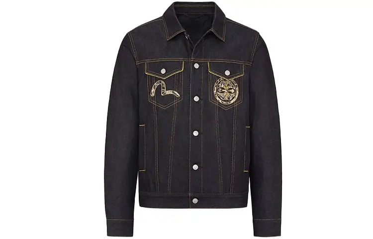 EVISU SS21 Denim Jacket Men's Denim Blue