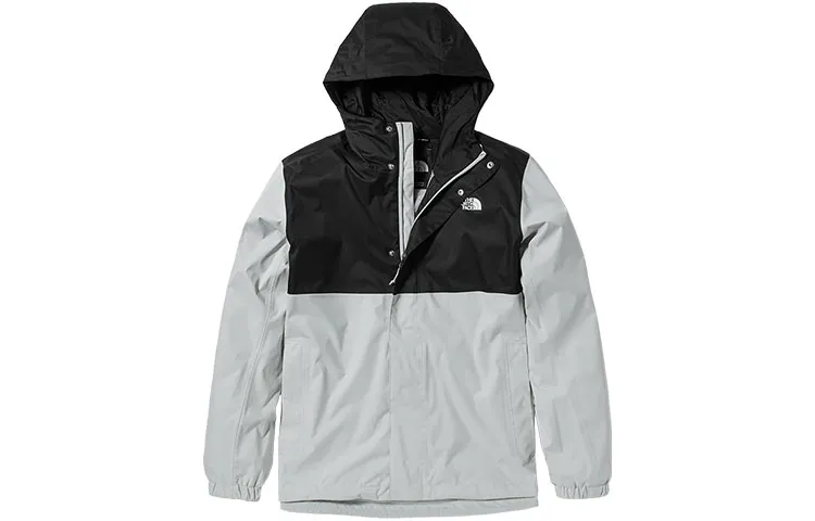 THE NORTH FACE Urban Exploration Waterproof, Windproof, And Breathable Windbreaker Jacket Men's Black Gray