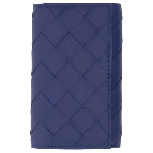 Bottega Veneta Calfskin Key Pouch Men's Blue