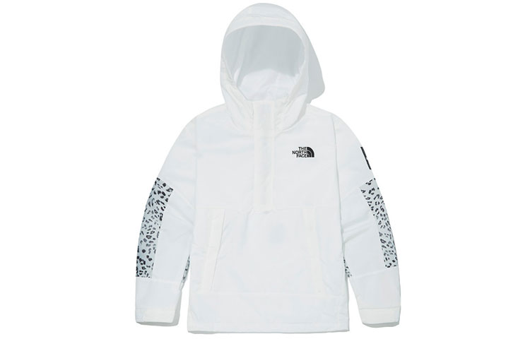 Мужская куртка The North Face (бело-леопардовая)