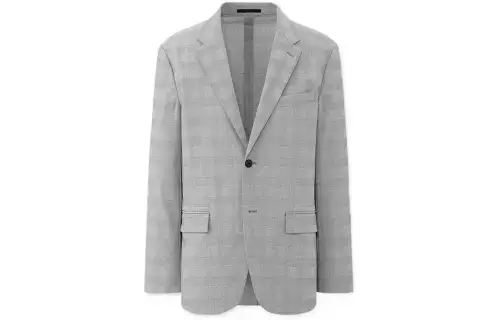 UNIQLO Business Suits Men's Gray Suit Collar Moderate Business Suit