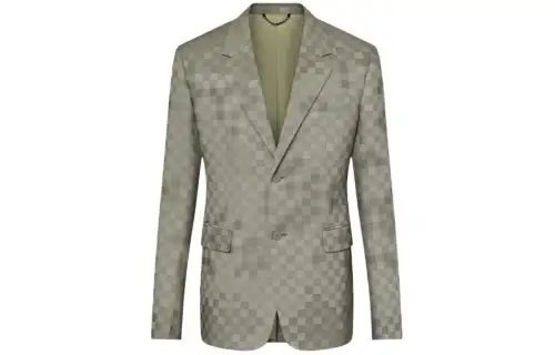 LOUIS VUITTON Business Suit Coat Men's Green