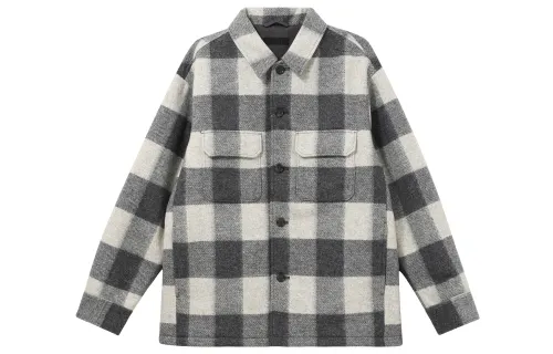 UNIQLO Jackets Unisex Sky Gray Lapel Moderate Other