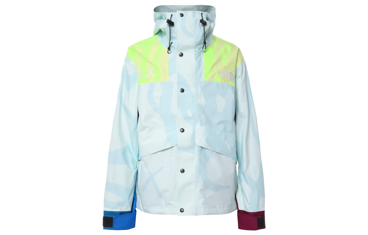 THE NORTH FACE x KAWS Waterproof Windbreaker Jacket Unisex Blue