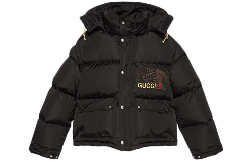 GUCCI X The North Face Down Jacket Unisex Black