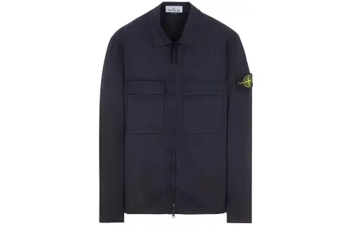 STONE ISLAND Jackets & Coats Men's Blue