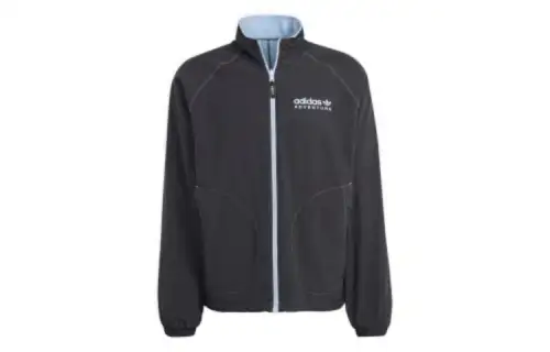 Adidas Originals Jackets Men's Black Stand Collar Moderate Other