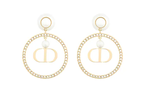 DIOR Earrings Women's Gold