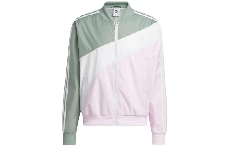 Adidas Originals Swirl Jackets Men's Multicolor Baseball Collar Moderate Other