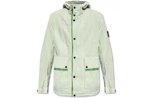 STONE ISLAND Buttoned Hooded Jacket
