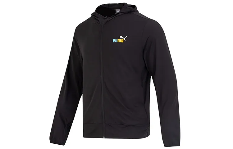 PUMA Jackets Unisex Black Hooded Moderate Other