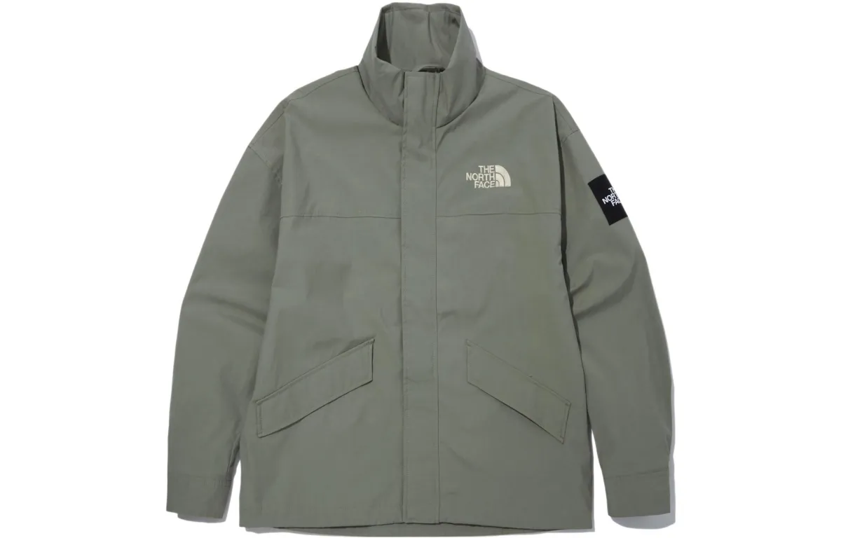 THE NORTH FACE Jackets Men's Green Stand Collar Moderate Other