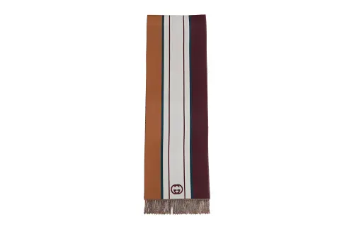 GUCCI Knit Scarves Men's Multicolor