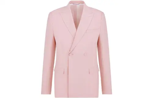 DIOR Quarterly New Products Business Suits Men's Pink Suit Collar Moderate