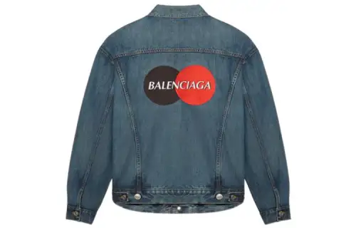 Balenciaga Denim Jacket Men's Blue