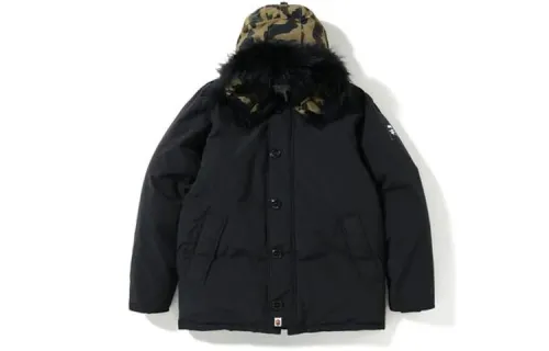 A BATHING APE Down Jackets Unisex Hooded Moderate Other