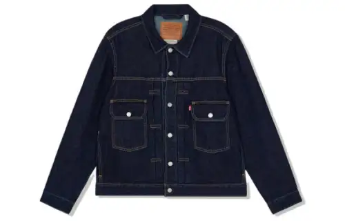 Levis Lapel Jackets Denim Jacket Men's Blue