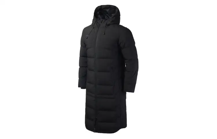 Li Ning Down Jackets Men's New Standard Black Hooded Moderate Other