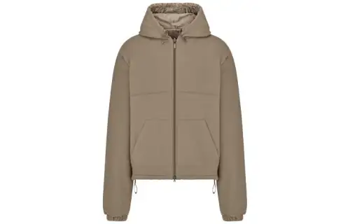 DIOR Homme Logo Embroidered Zip Up Jacket