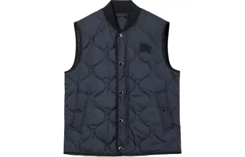 Burberry SS23 Vest Men's Smoky Marine Blue