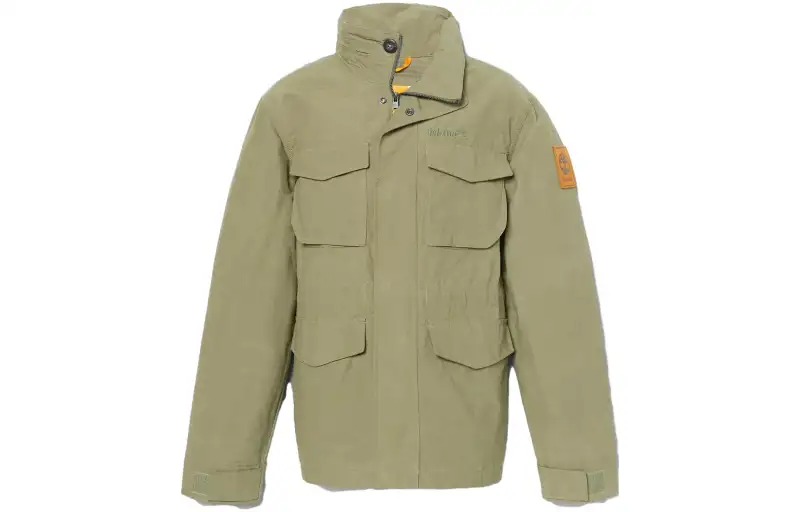 Timberland Jackets Men's Green Stand Collar Moderate Other