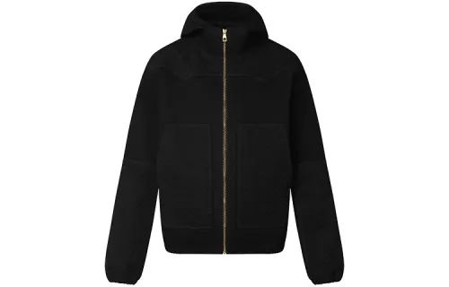 LOUIS VUITTON Pre Owned 2010s Monogram Zip up Hoodie