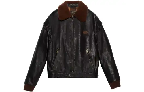 GUCCI Jackets Men's Black Lapel Moderate Other