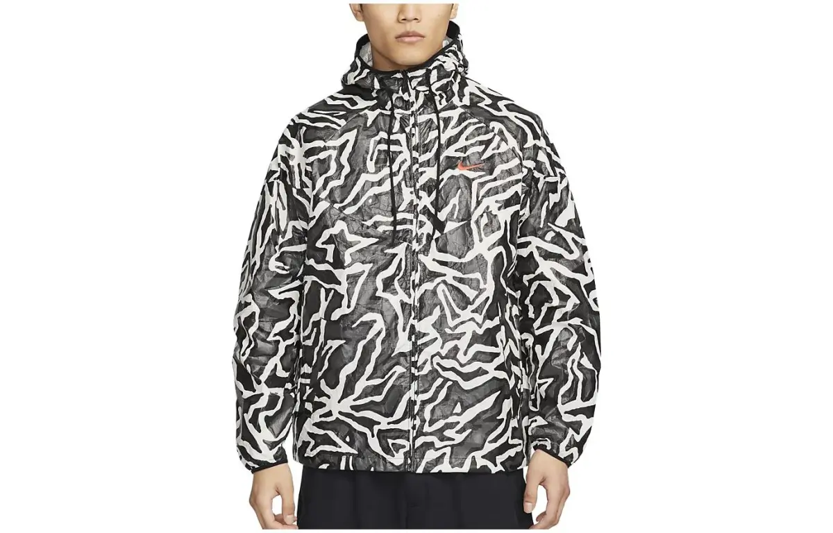 Nike Jackets Men's Smoke Coal Gray Hooded (Non-detachable) Moderate Straight Fit