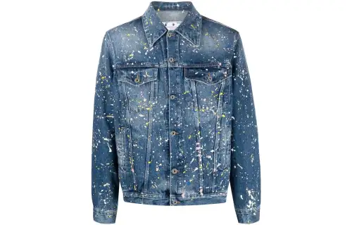 OFF WHITE Paint Skate Denim Jacket