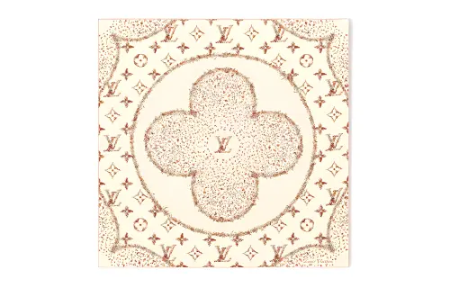LOUIS VUITTON Monogram Flowers Square 90