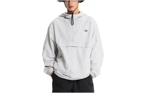 New Balance Jackets & Coats Men's Light Gray