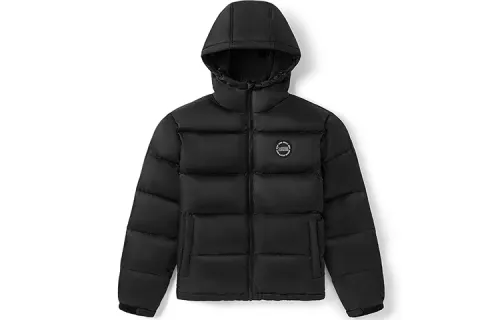 Vans Down Jackets Men's Black Hooded Moderate Other
