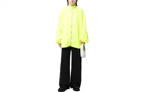 Vetements Fleece Zip Up Jacket