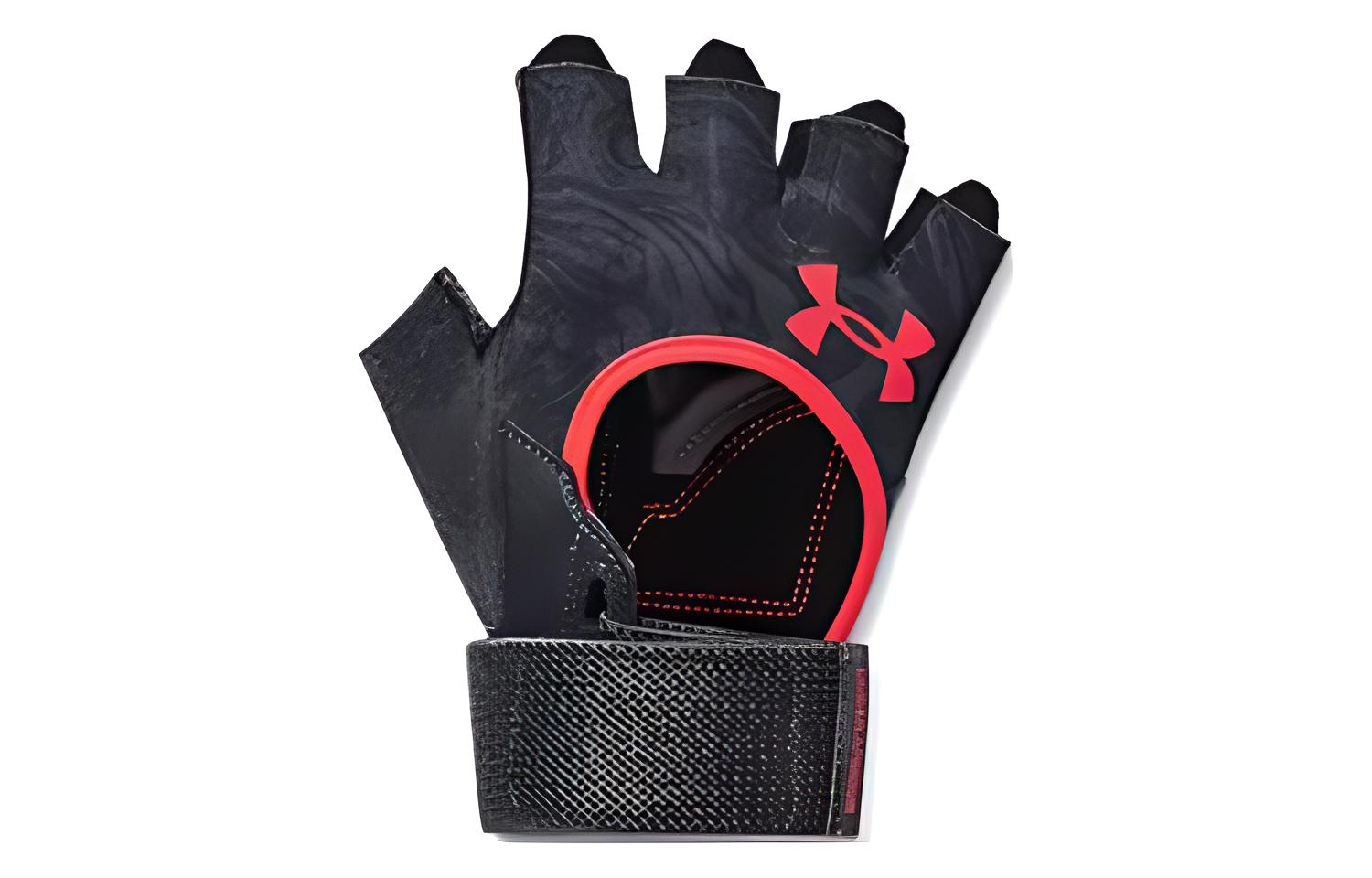 Мужские перчатки Under Armour Under Armour (черно-красные) — фото 4