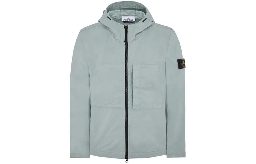 STONE ISLAND Jackets & Coats Unisex Light Blue