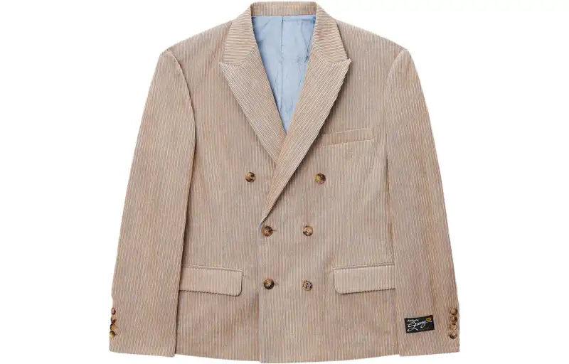Stussy Mix Wale Corduroy Double Breasted Blazer