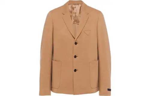 PRADA SS23 Business Suit Coat Men's Camel