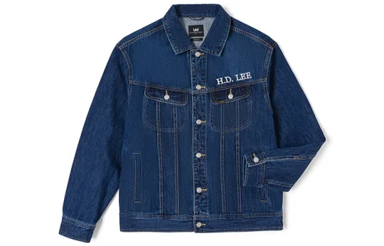 Lee SS23 Denim Jacket Spring Fall Men's Medium Blue