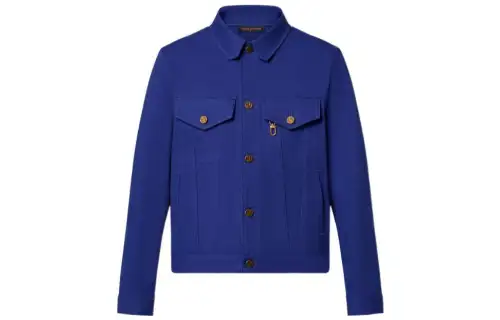LOUIS VUITTON Denim Jacket Men's Blue